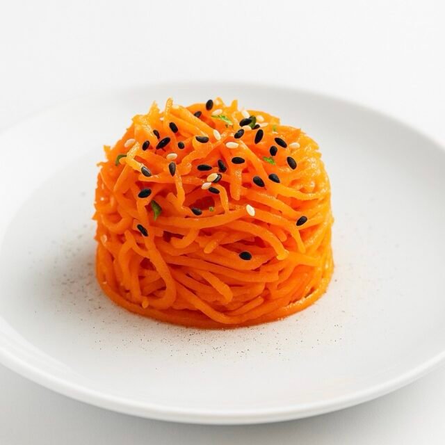 Morkų salotos švelniai - aštrios su sezamu