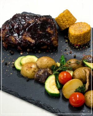 Rinkinys su BBQ šonkauliukais