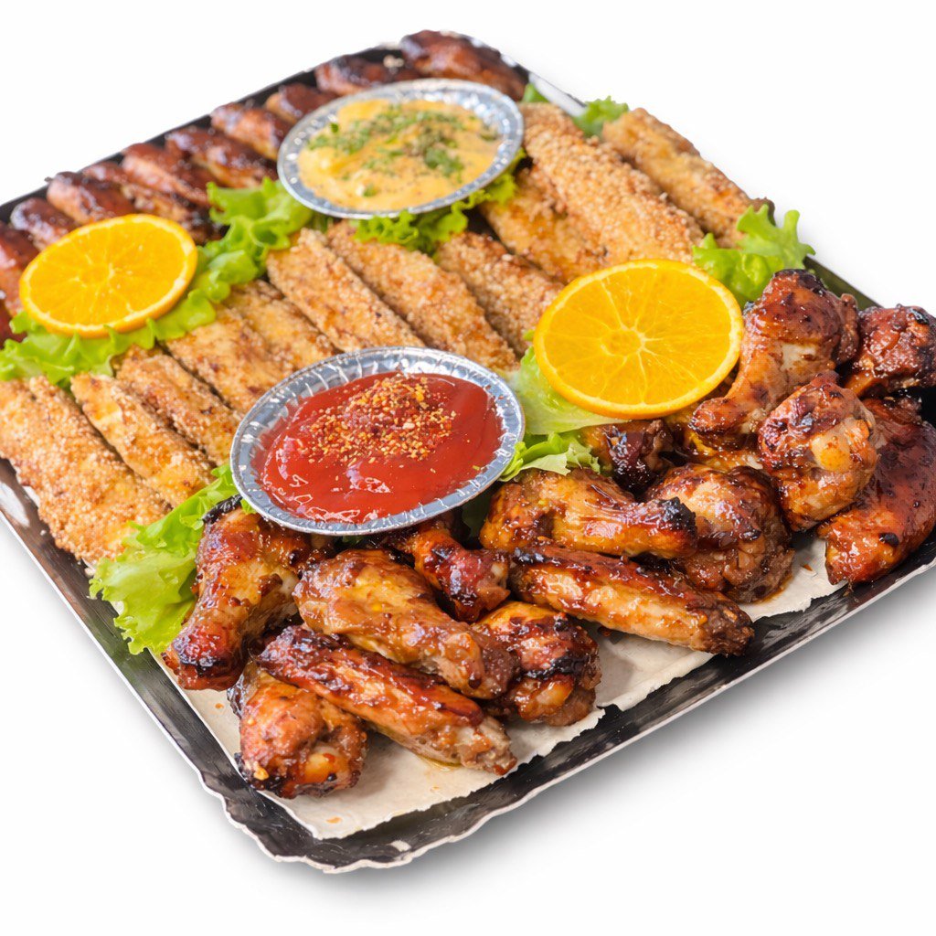 keptos vištienos asorti padėklas