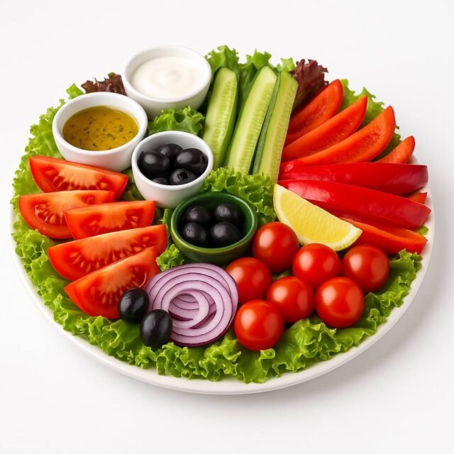 Šviežių sezoninių daržovių asorti